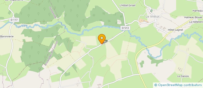 localisation de l'entreprise MONSIEUR SAMUEL SEGARULL  BRICQUEBEC-EN-COTENTIN