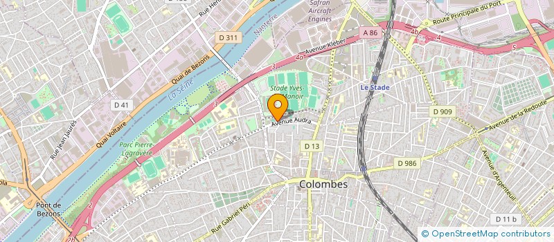 localisation de l'entreprise MONSIEUR SAMUEL SEILLER à COLOMBES