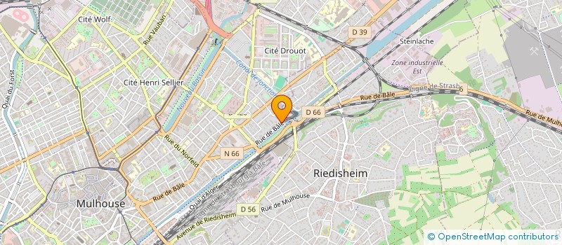 localisation de l'entreprise MONSIEUR SAMUEL SERVEAUX  MULHOUSE