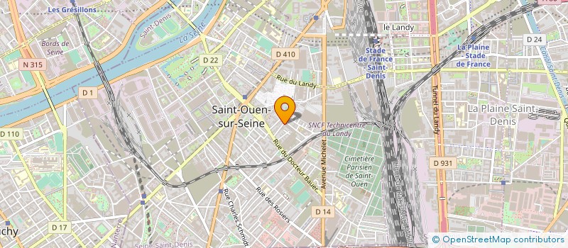 localisation de l'entreprise MONSIEUR SAMUEL SERY à SAINT-OUEN-SUR-SEINE