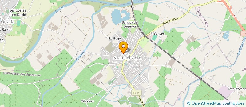 localisation de l'entreprise MONSIEUR SAMUEL SEVEZ à PALAU-DEL-VIDRE