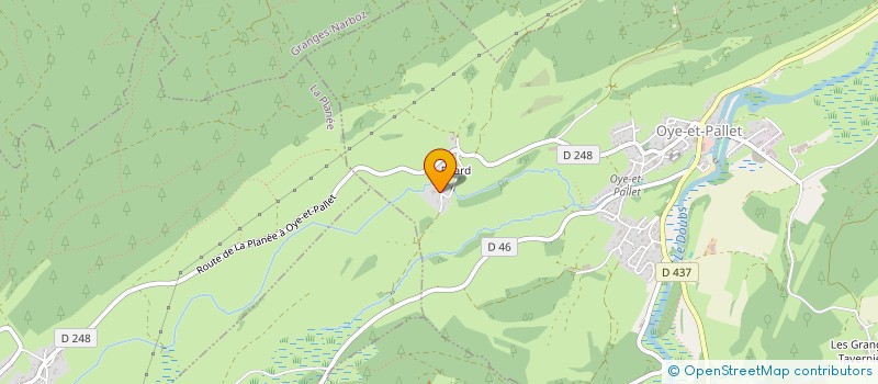 localisation de l'entreprise MONSIEUR SAMUEL SEVILLON  OYE-ET-PALLET