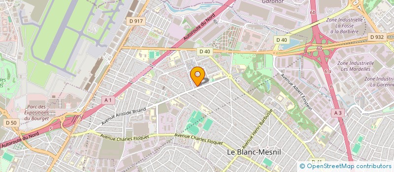 localisation de l'entreprise MONSIEUR SAMUEL SIDOUN à LE BLANC-MESNIL