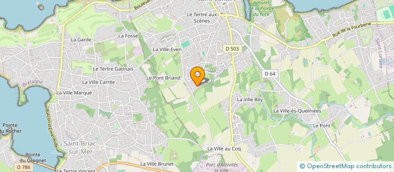 localisation de l'entreprise MONSIEUR SAMUEL SIMON  SAINT-LUNAIRE