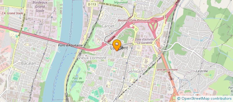 localisation de l'entreprise MONSIEUR SAMUEL SIMON ROUL  LORMONT