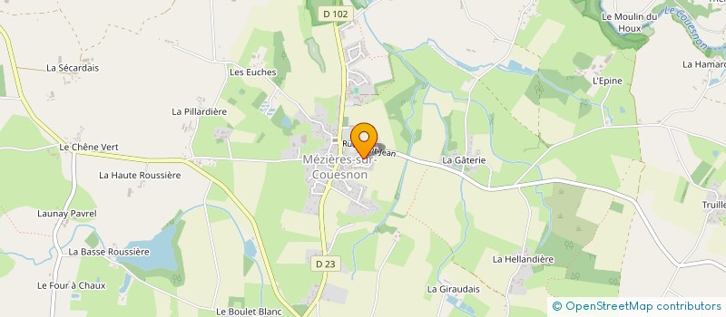 localisation de l'entreprise MONSIEUR SAMUEL SIMONET  MEZIERES-SUR-COUESNON