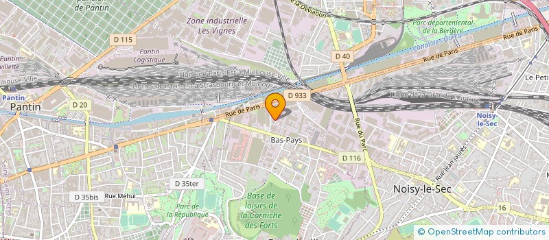 localisation de l'entreprise MONSIEUR SAMUEL SIMONY  PANTIN