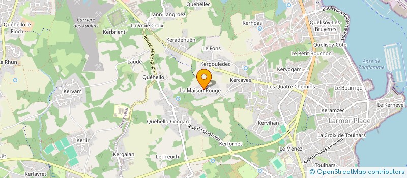 localisation de l'entreprise MONSIEUR SAMUEL SINEL  LARMOR-PLAGE