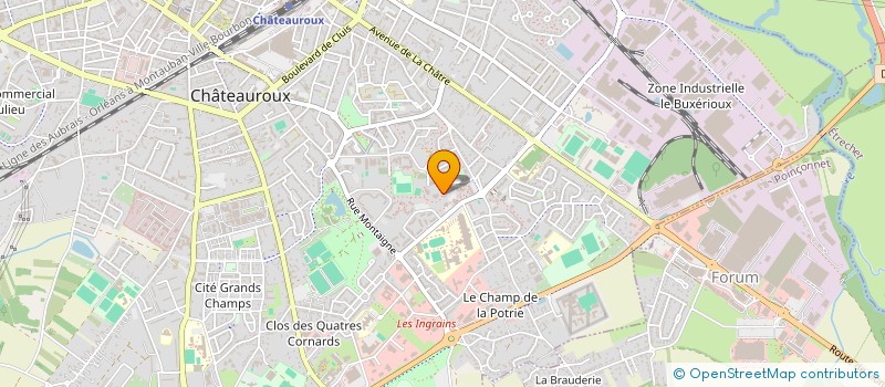 localisation de l'entreprise MONSIEUR SAMUEL SININ à CHATEAUROUX