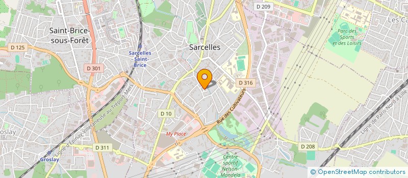 localisation de l'entreprise MONSIEUR SAMUEL SMADJA à SARCELLES