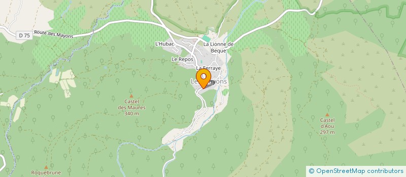 localisation de l'entreprise MONSIEUR SAMUEL SORMANI à LES MAYONS
