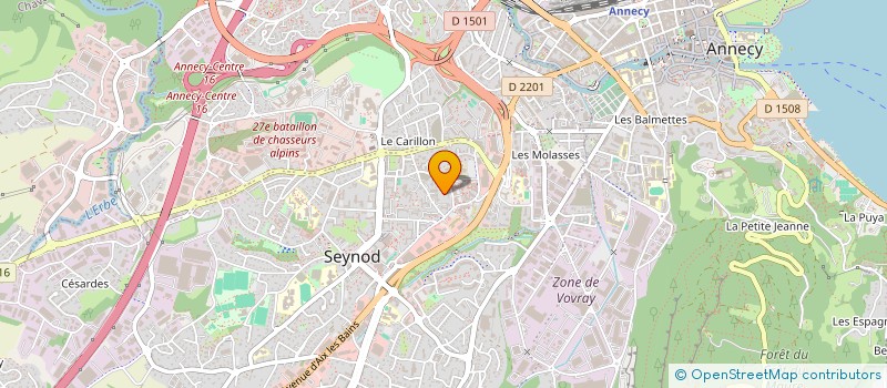 localisation de l'entreprise MONSIEUR SAMUEL SOUBEYRAND à ANNECY