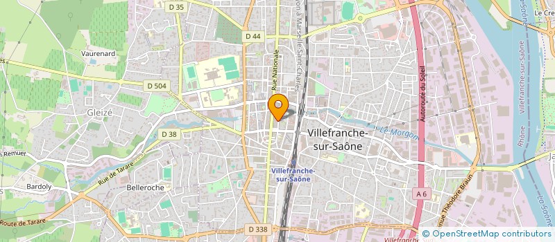 localisation de l'entreprise MONSIEUR SAMUEL SOULIER  VILLEFRANCHE-SUR-SAONE