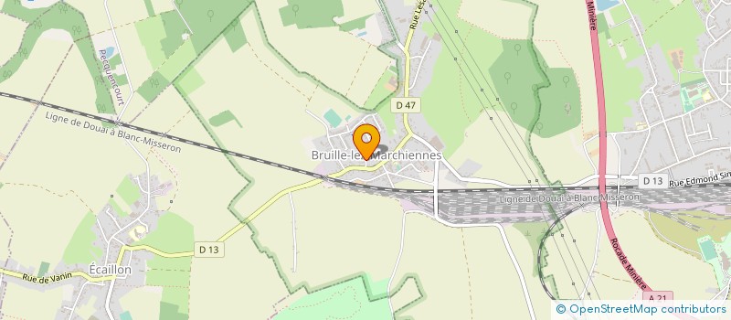 localisation de l'entreprise MONSIEUR SAMUEL SPECQ  BRUILLE-LEZ-MARCHIENNES