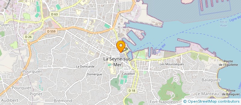 localisation de l'entreprise MONSIEUR SAMUEL STALEIF à LA SEYNE-SUR-MER