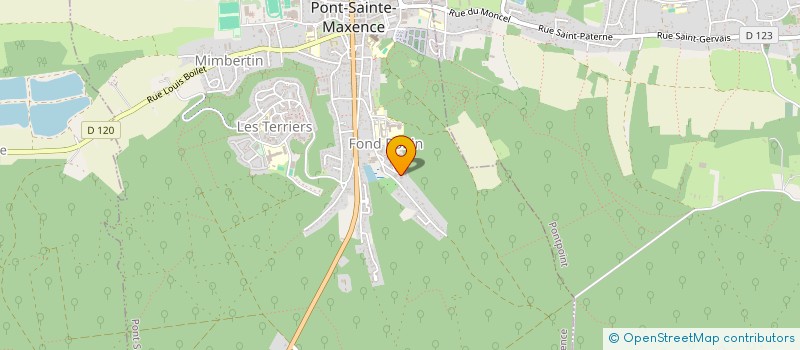 localisation de l'entreprise MONSIEUR SAMUEL STALON  PONT-SAINTE-MAXENCE