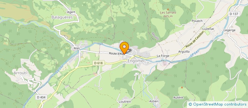 localisation de l'entreprise MONSIEUR SAMUEL STANLEY à BALAGUERES