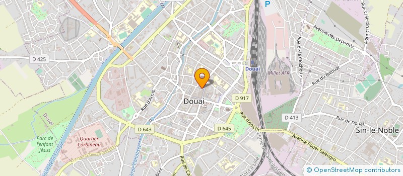 localisation de l'entreprise MONSIEUR SAMUEL STELLA  DOUAI