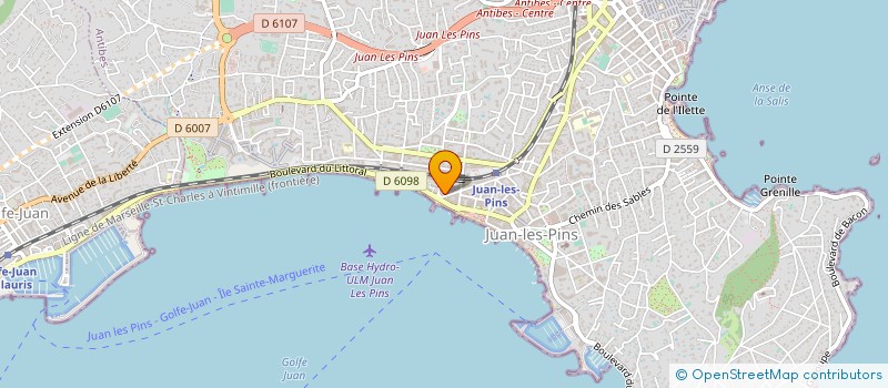 localisation de l'entreprise MONSIEUR SAMUEL TAIEB à ANTIBES