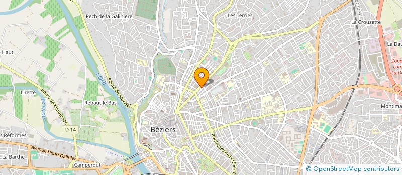localisation de l'entreprise MONSIEUR SAMUEL TALLON  BEZIERS
