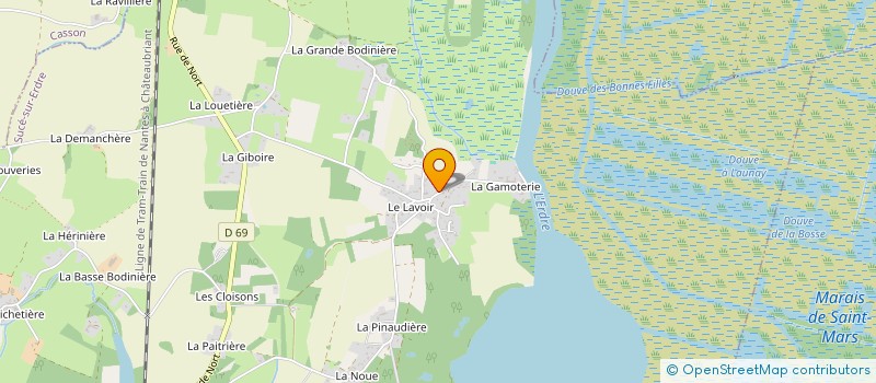 localisation de l'entreprise MONSIEUR SAMUEL TANTOT  SUCE-SUR-ERDRE