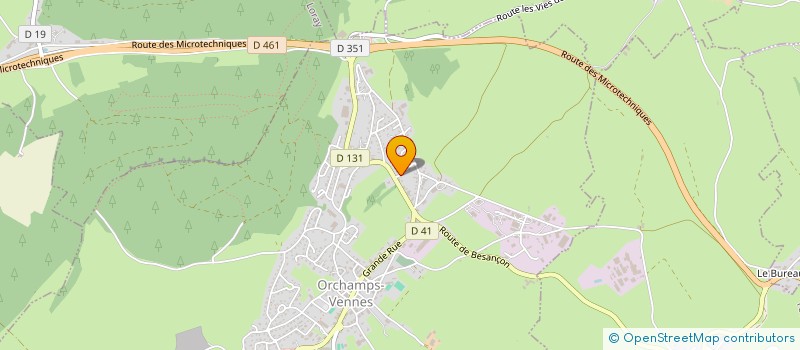 localisation de l'entreprise MONSIEUR SAMUEL TASSETTI  ORCHAMPS-VENNES