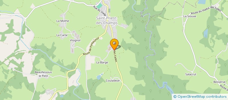 localisation de l'entreprise MONSIEUR SAMUEL TAYTARD  SAINT-PRIEST-DES-CHAMPS