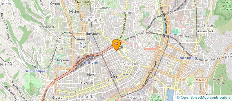 localisation de l'entreprise MONSIEUR SAMUEL TEKIU à NICE