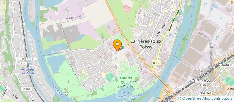 localisation de l'entreprise MONSIEUR SAMUEL THAUVIN  CARRIERES-SOUS-POISSY