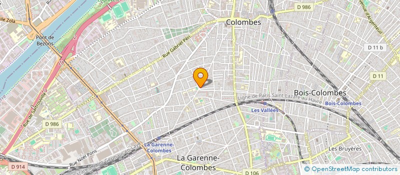 localisation de l'entreprise MONSIEUR SAMUEL THIERRY MBOGBA MBEI à COLOMBES