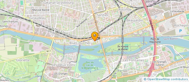 localisation de l'entreprise MONSIEUR SAMUEL THOMAS  TOURS