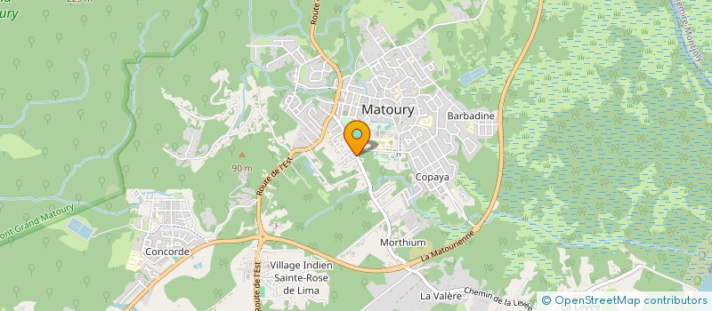 localisation de l'entreprise MONSIEUR SAMUEL THOMAS  MATOURY