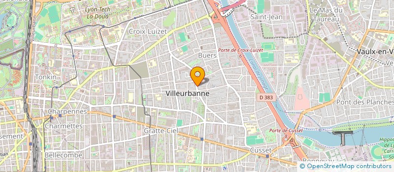 localisation de l'entreprise MONSIEUR SAMUEL TISSOT  VILLEURBANNE