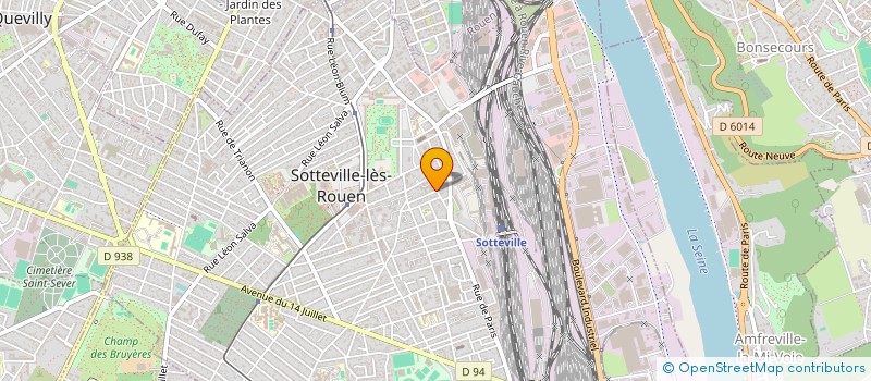 localisation de l'entreprise MONSIEUR SAMUEL TONDU  SOTTEVILLE-LES-ROUEN