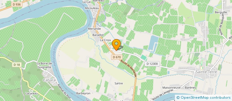 localisation de l'entreprise MONSIEUR SAMUEL TORCHY à SAINTE-TERRE