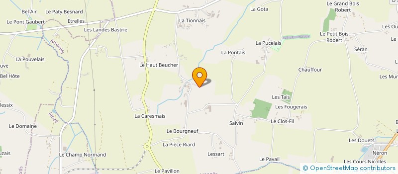 localisation de l'entreprise MONSIEUR SAMUEL TOURNEUX  AMANLIS