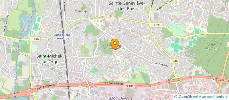 localisation de l'entreprise MONSIEUR SAMUEL TOURVIEILLE à SAINT-MICHEL-SUR-ORGE