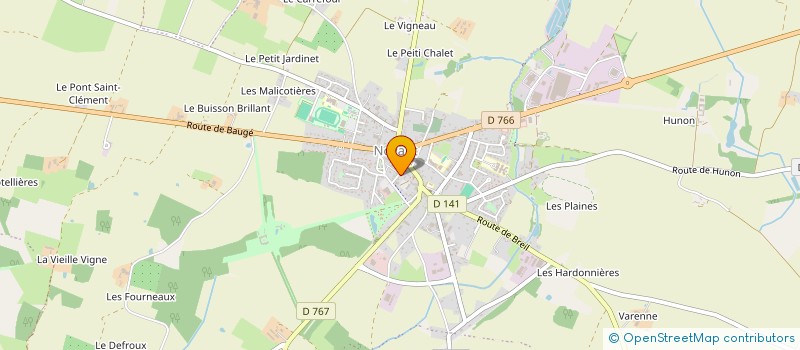 localisation de l'entreprise MONSIEUR SAMUEL TRICOT à NOYANT-VILLAGES