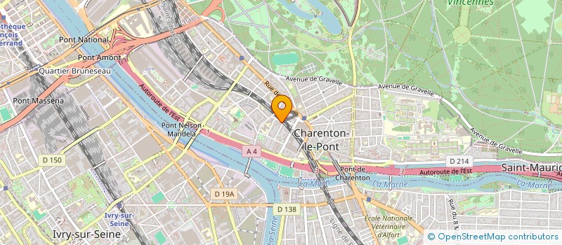localisation de l'entreprise MONSIEUR SAMUEL TRIOLET à CHARENTON-LE-PONT