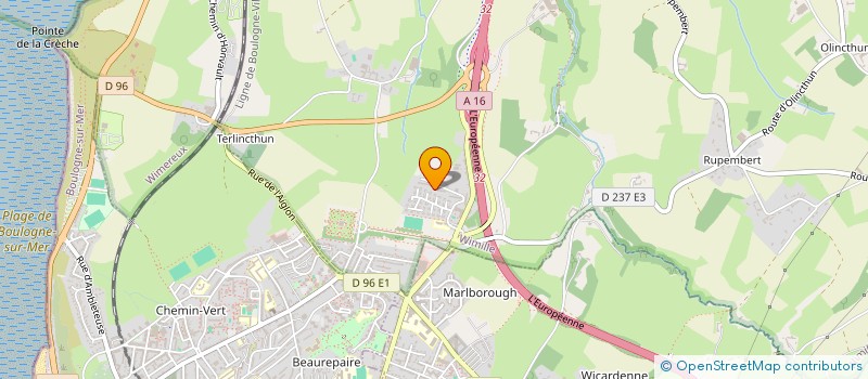 localisation de l'entreprise MONSIEUR SAMUEL TRIQUET  WIMILLE