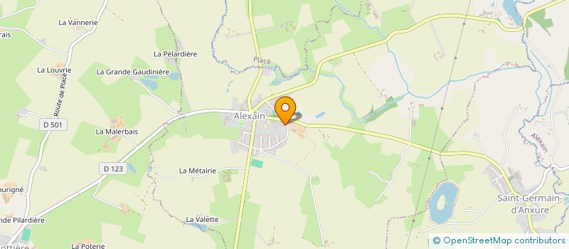 localisation de l'entreprise MONSIEUR SAMUEL TURPAULT  ALEXAIN