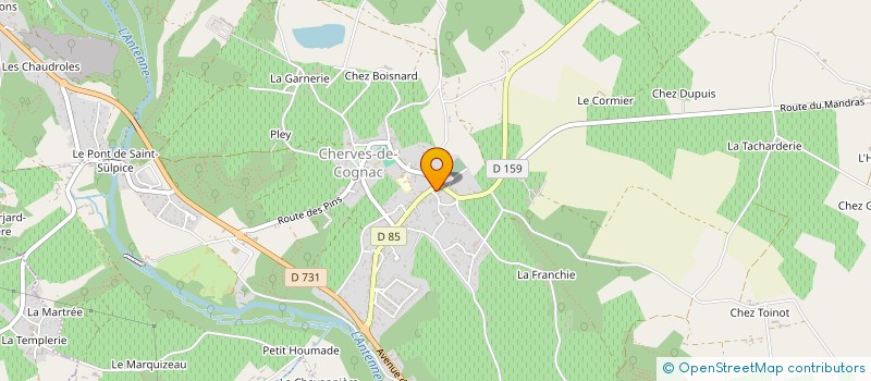 localisation de l'entreprise MONSIEUR SAMUEL TURPEAU à LOUZAC-SAINT-ANDRE