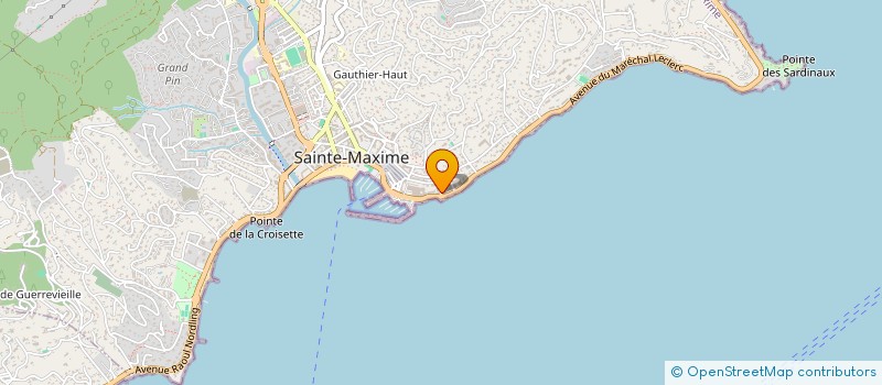 localisation de l'entreprise MONSIEUR SAMUEL URBAIN à SAINTE MAXIME