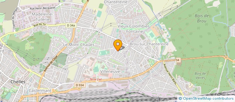 localisation de l'entreprise MONSIEUR SAMUEL URCEL  CHELLES