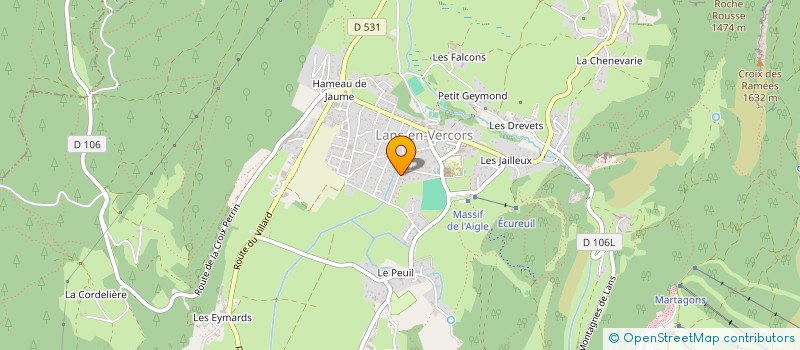 localisation de l'entreprise MONSIEUR SAMUEL VALVERDE à LANS-EN-VERCORS