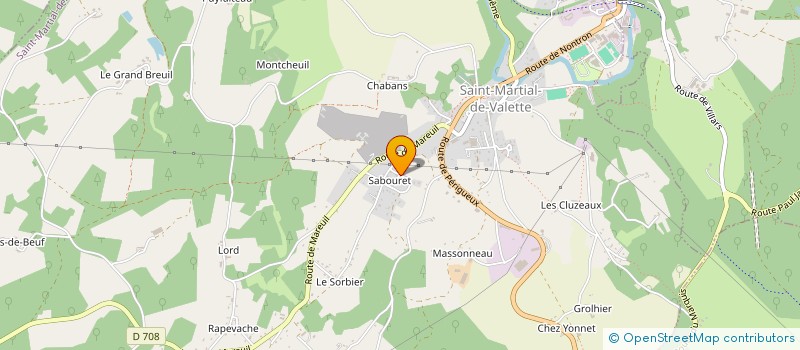 localisation de l'entreprise MONSIEUR SAMUEL VANDE CASTEELE  SAINT-MARTIAL-DE-VALETTE