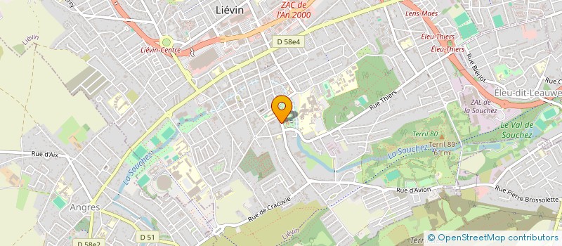 localisation de l'entreprise MONSIEUR SAMUEL VANDREPOTTE  LIEVIN