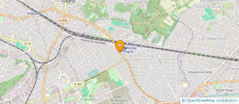 localisation de l'entreprise MONSIEUR SAMUEL VAZ MADERA  GAGNY