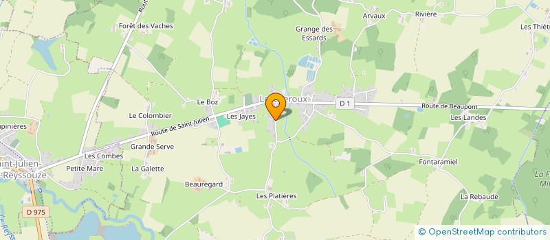 localisation de l'entreprise MONSIEUR SAMUEL VERLET  LESCHEROUX