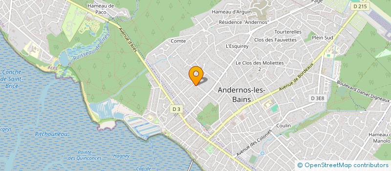 localisation de l'entreprise MONSIEUR SAMUEL VERPOOTE  ANDERNOS-LES-BAINS